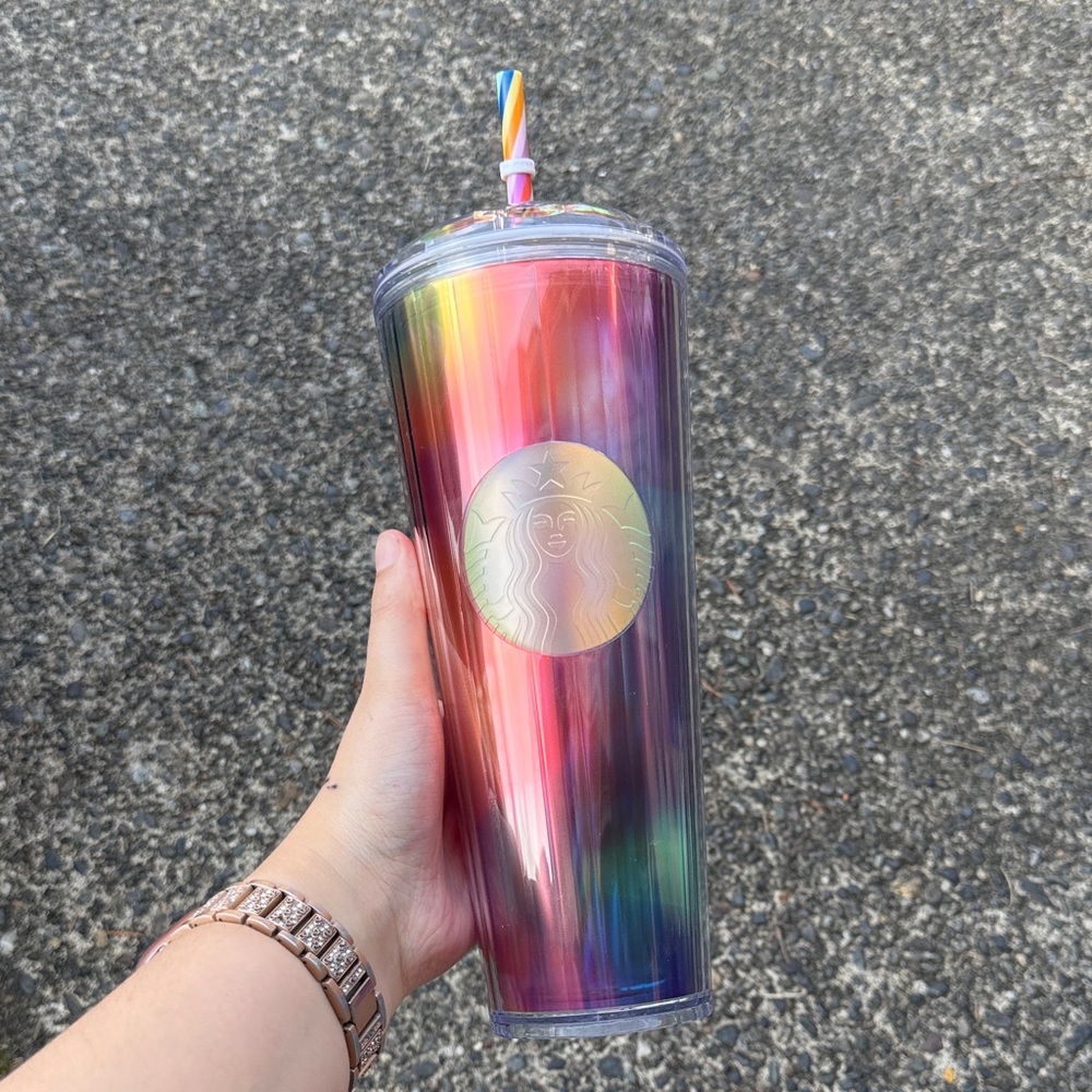 Starbucks Multicolor Tumbler with Straw (3 for $45)